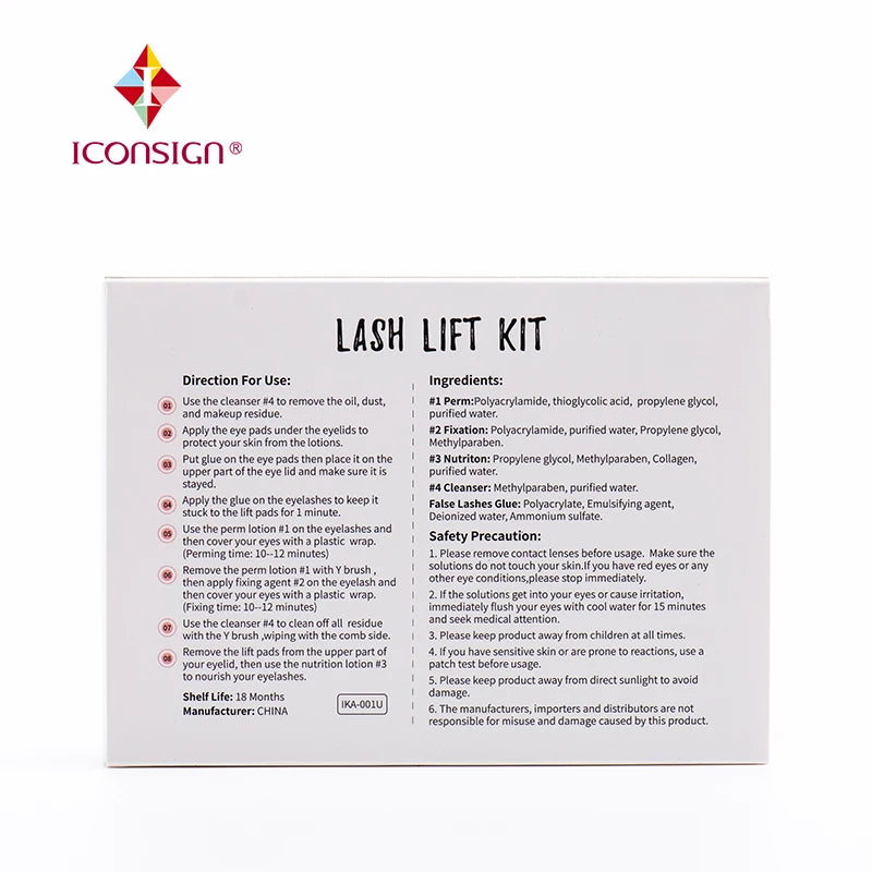 Kit Lash Lifting Icosign Original Brown Lamination|Envio Imediato