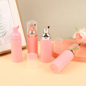 Frasco Pump Espumador 50ML Rios Care Rosa Ou Transparente