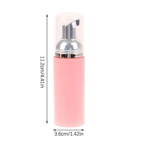 Frasco Pump Espumador 50ML Rios Care Rosa Ou Transparente