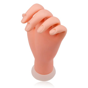 Mão de Treino Para Manicure Unhas de Gel Silicone Original Rios Care