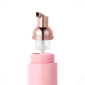 Frasco Pump Espumador 50ML Rios Care Rosa Ou Transparente